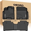 OEDRO? Floor Mats for 2019-2022 Honda Passport,  Black TPE All-Weather Guard Custom Fit Liner Set