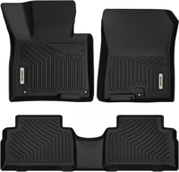 OEDRO? Floor Mats for 2021 2022 Hyundai Santa Fe 5 Seat,  TPE All-Weather Guard Front and Rear Row Full Set Liners