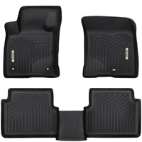 OEDRO? Floor Mats for 2021 Ford Bronco Sport,  Unique Black TPE All-Weather Guard Full Set Liners