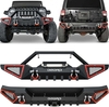 OEDRO? Front and Rear Bumper for 2007-2018 Jeep Wrangler JK & Unlimited JKU (2/4 Doors)