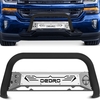 OEDRO? Front Brush Push Bumper Bull Bar for 2007-2018 Chevy Silverado/GMC Sierra 1500 & 2019 1500 LD & Limited