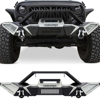 OEDRO? Front Bumper for 2007-2018 Jeep Wrangler JK & Unlimited JKU (2/4 Doors),  w/D-Rings & Winch Plate Mounting