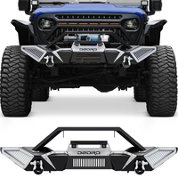 OEDRO? Front Bumper for 2018-2021 Jeep Wrangler JL & Unlimited JLU (2/4 Doors) 2020-2021 Gladiator JT,  w/D-Rings & Winch Plate Mounting