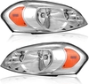 OEDRO? Headlight Assembly for 2006-2013 Chevy Impala & 14-16 Chevrolet Impala Limited & 2006 2007 Monte Carlo Headlamps