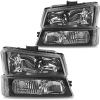 OEDRO? Headlights Assembly for 2003-2007 Chevy Silverado Chevrolet Avalanche 1500/2500/3500 HD 4-Dr / 2-Dr