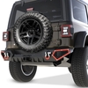 OEDRO Jeep Rear Bumper for 2018-2022 Wrangler JL & JLU with Hitch Receiver & 2x D-Rings