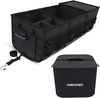 OEDRO? Storage Box for SUV Truck Sedan,  Black Large Cargo Storage with Removable Cooler Adjustable Straps