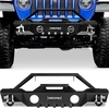 OEDRO? Stubby Front Bumper for 2007-2022 JK JL & Unlimited(2/4 Doors),  2020-2022 Gladiator JT,  w/Fog Light Hole & D-Rings & Winch Plate