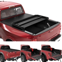 OEDRO? Tonneau Cover for 2015-2020 Ford F-150 F150,  Tri-Fold Truck Bed 5.6 Feet Bed,  Styleside