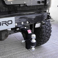 OEDRO? Tow and Stow Hitch Ball 6" Raise Drop Dual Hitch Ball Trailer 2.5"Receiver