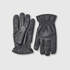Leather Winter Gloves - Black